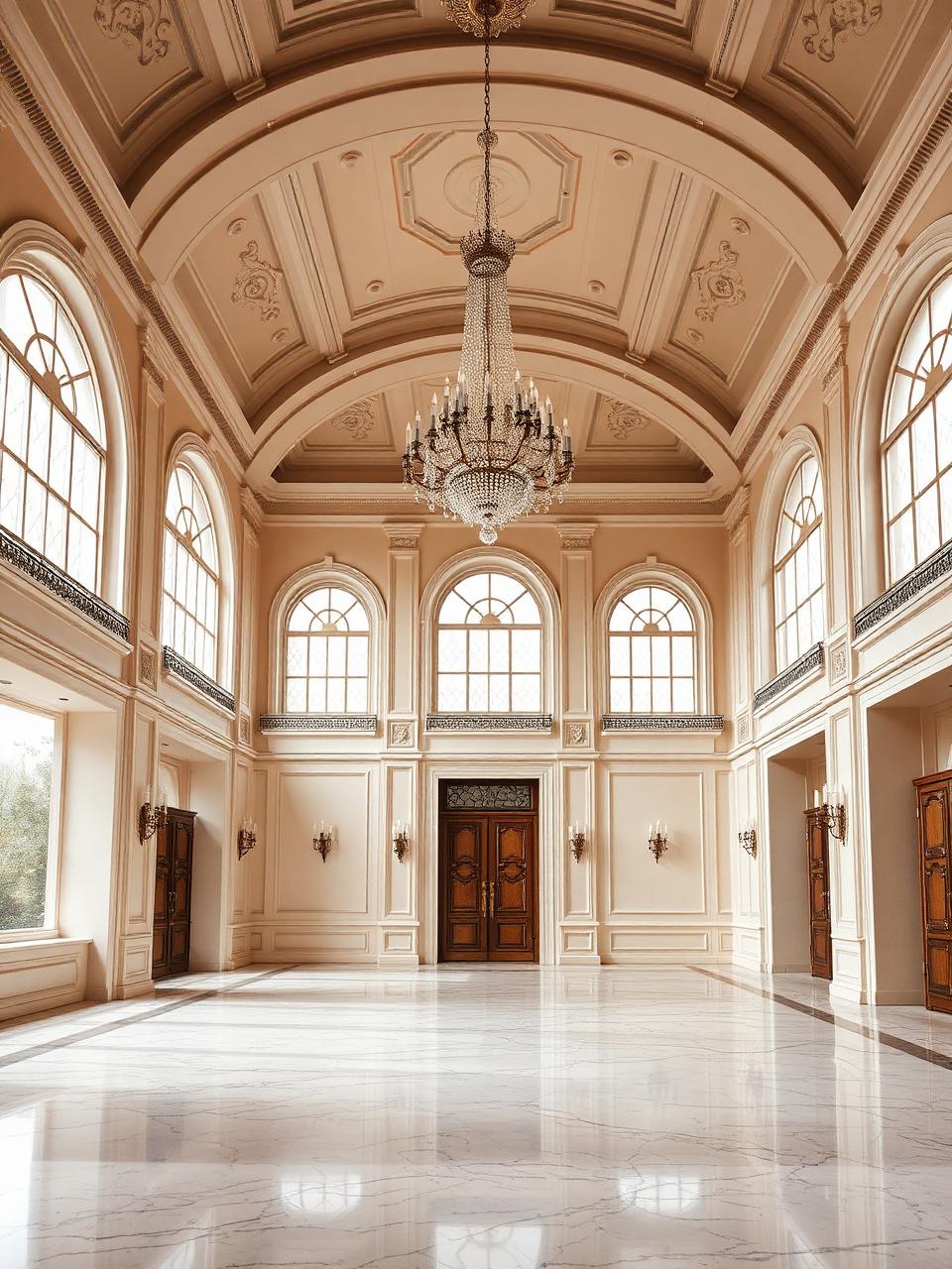 Grand luxury venue interior